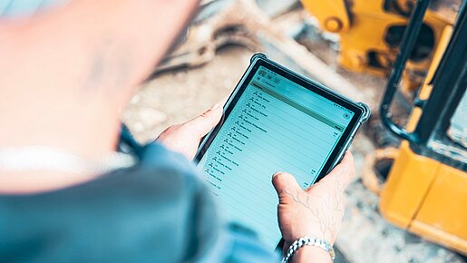 Mobile Projektdaten auf der Baustelle mit einer Dataflor App